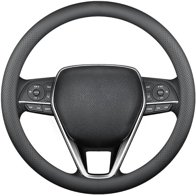 LKWLIKEI Nappa Premium Leather car Steering Wheel Cover, Breathable, Universal - Image 7