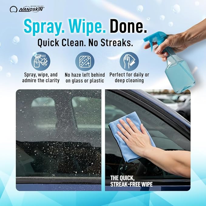 Nanoskin CRYSTAL-CLEAR VOC-Free Glass Cleaner, 32 Oz. Pack - Image 7