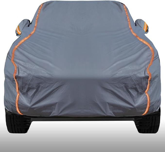 KEYOOG Universal Waterproof Heavy Weight Full Car Covers, Fit Pickup, All by KEYOOG