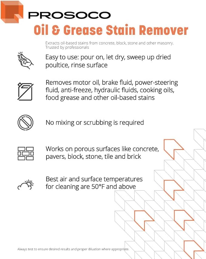 Prosoco Oil & Grease Stain Remover - Image 7