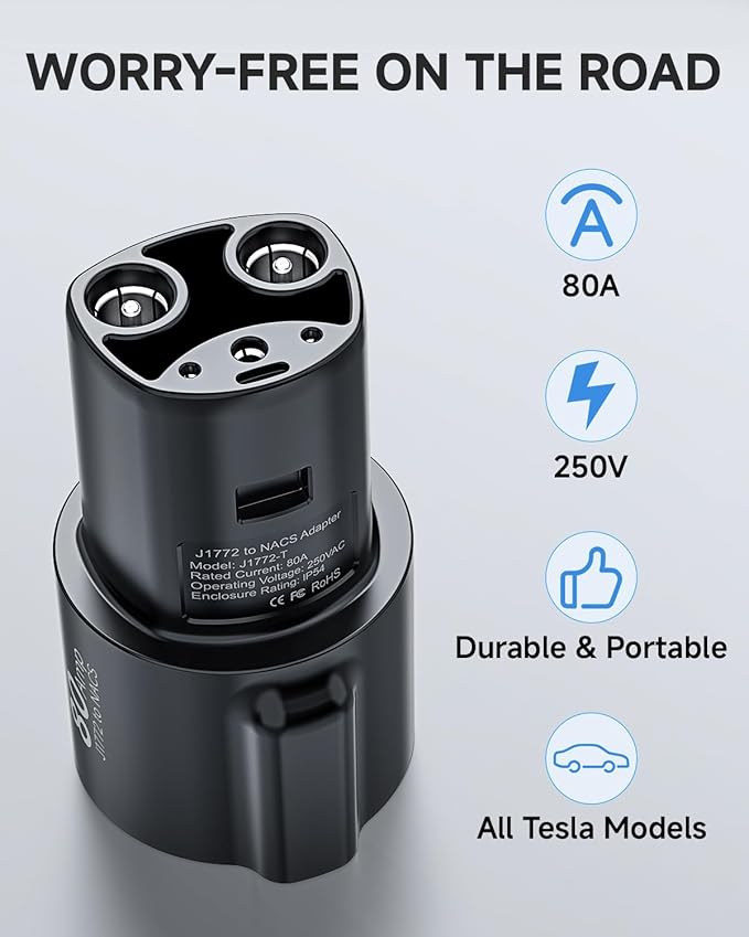 Fondwell J1772 to Tesla Charger Adapter: Compatible - Image 5