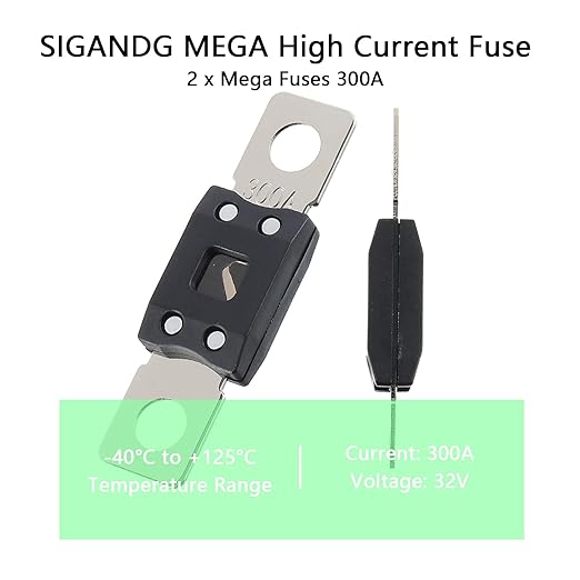 300A MEGA High Current Fuse - 300 Amp Bolt-on Fuse - Image 5