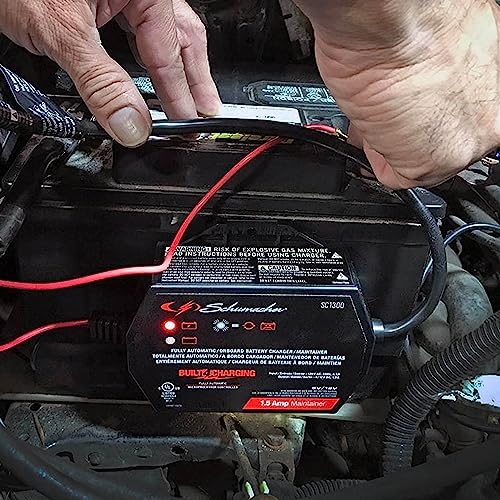 Schumacher Electric 1.5A Car Battery Charger & Maintainer, 6V/12V – SC1300 - Image 4