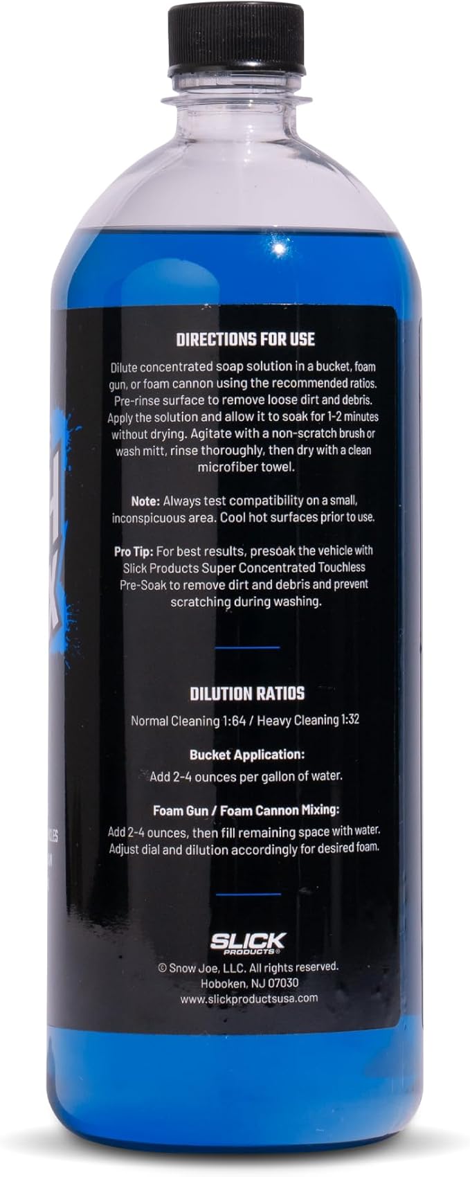 Slick Products Wash & Wax Extra Thick Foaming Cleaning Solution Motorcycle - Image 2