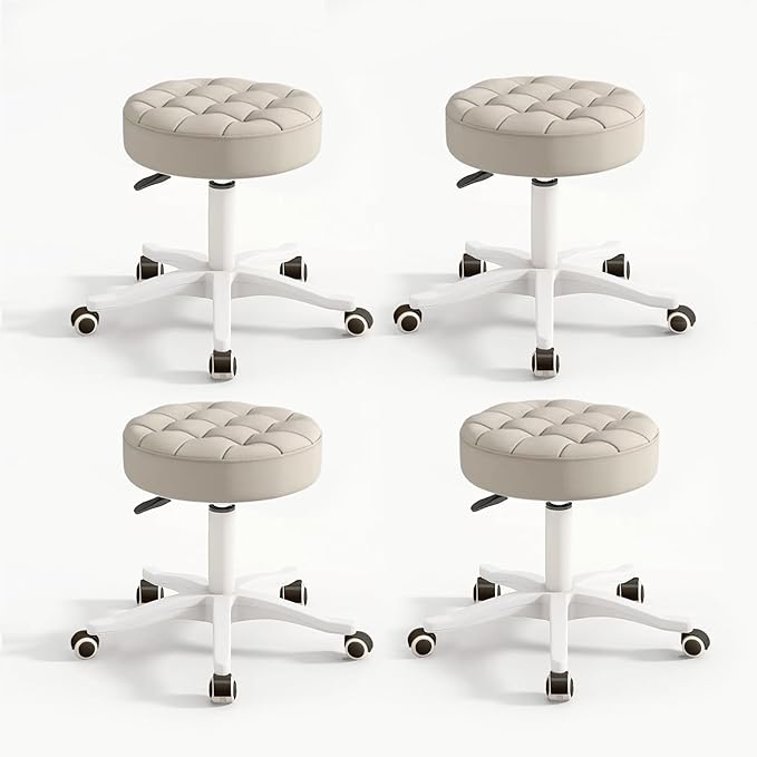 Small Chair Round Rolling Stool by HDHNBA
