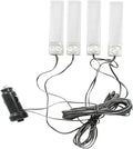 Interior Car Footwell Lights, LED Car Strip Lights, 4 in 1 12V Car Auto by Riloer