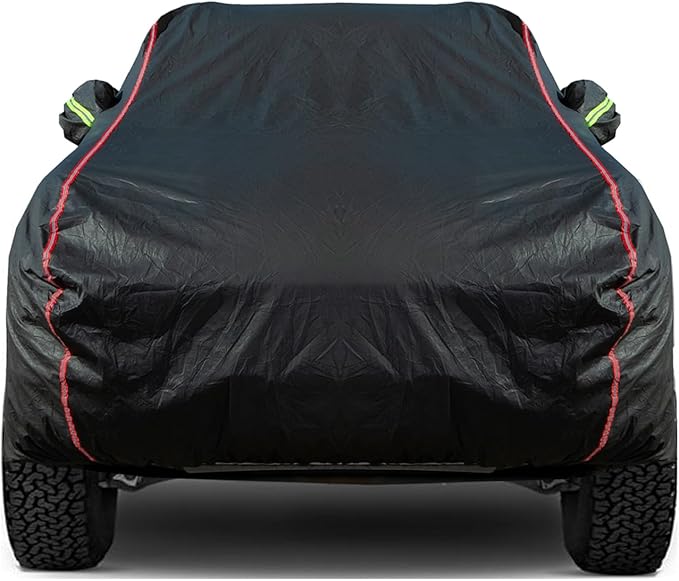 Breathable New Material, Waterproof Car Cover, Locks and Zipper Doors, by QUYDDC