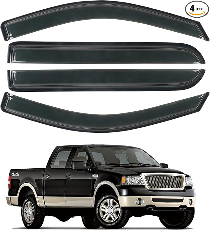 Window Visors Rain Guards Shield Fit by CHYKORLA