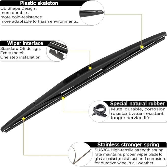 AUTOBOO 26"+20" Windshield Wipers - Image 2