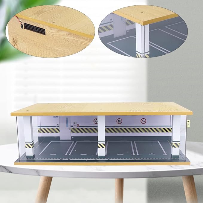 1/24 Parking Garage Model Car Garage Display Case - Image 7