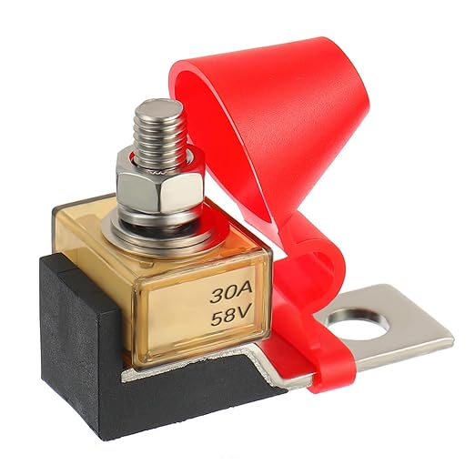 MRBF Terminal Fuse Block 30 AMP Marine Rated Battery Fuse 58V DC Max IP66 by SIGANDG