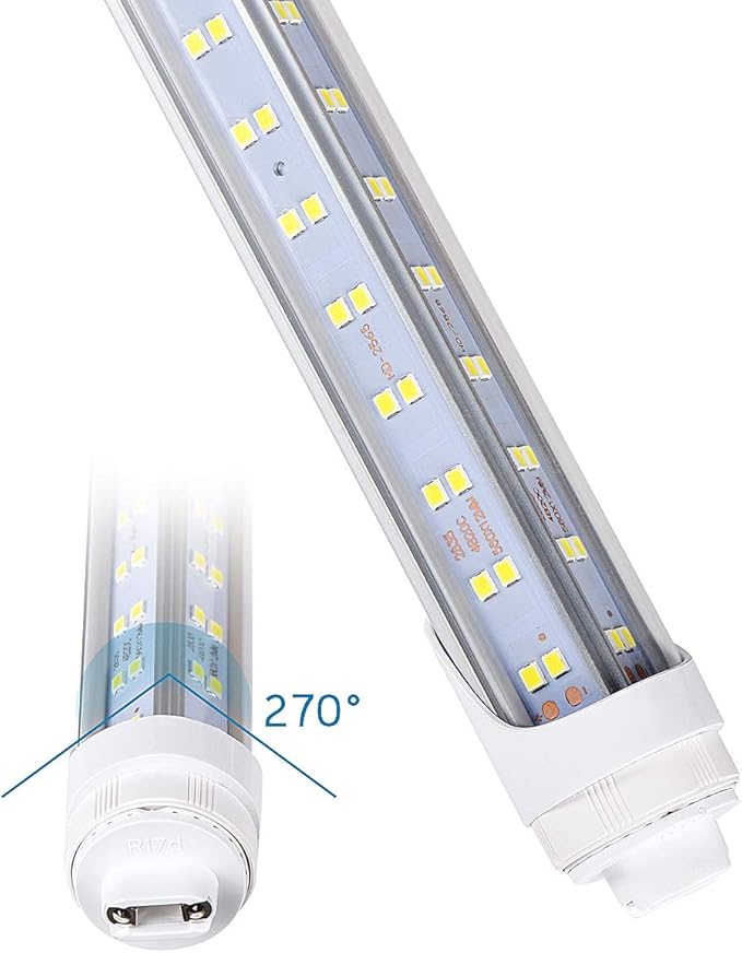20-Pack 8FT R17D LED Light Bulbs - 144W 18800LM - Image 5