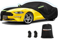 for Mustang Full Car Cover Waterproof All Weather, Outdoor Car Covers by BIGACOVER