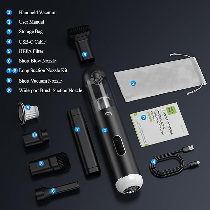 Car Vacuum Portable Cordless - Image 8