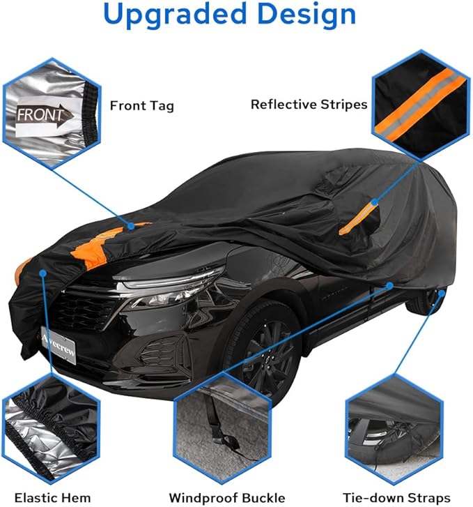 Avecrew SUV Car Cover Waterproof All Weather - Image 4