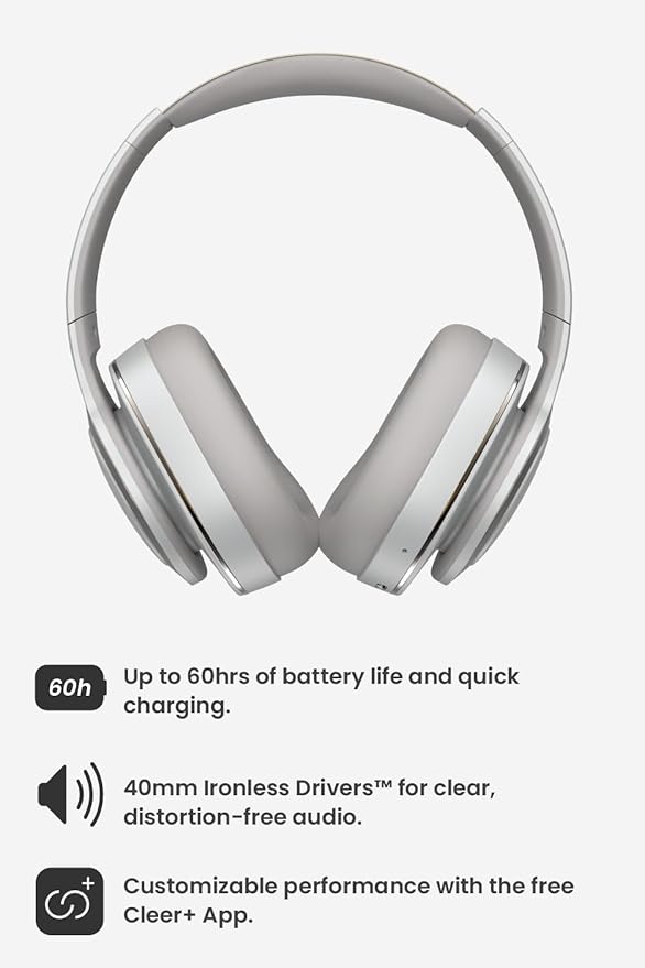 Cleer Audio Enduro ANC Noise Canceling Headphones, Over-The-Ear Design - Image 5