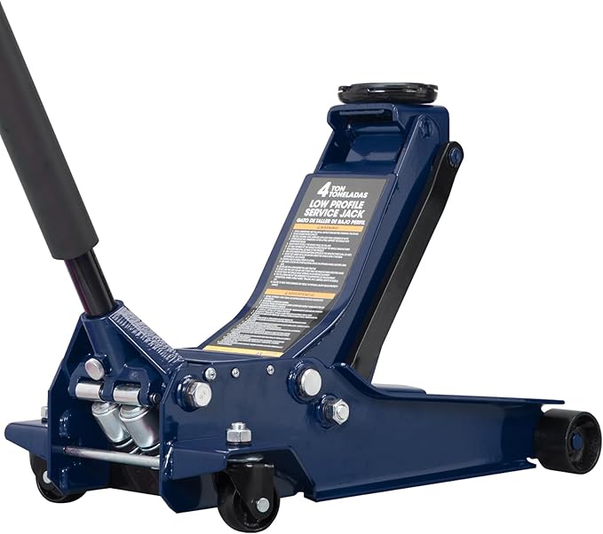 TCE Hydraulic Floor Jack with Dual Quick Lift Pump, 4 Ton Capacity, Lifting by TCE