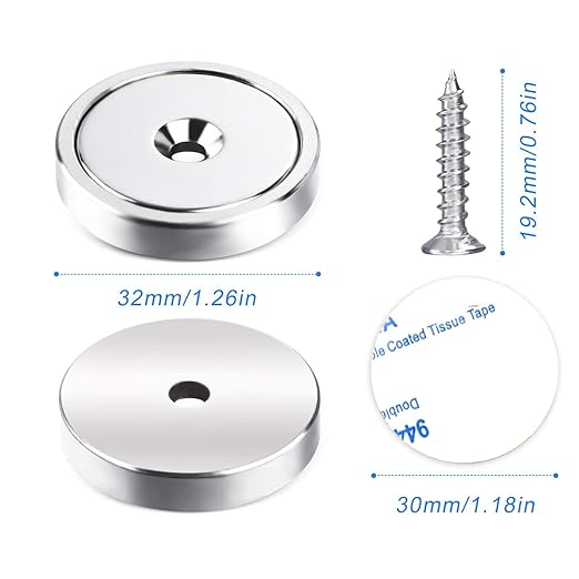 LOVIMAG Neodymium Cup Magnets, 110LBS Holding Force Strong Rare Earth Magnets - Image 3