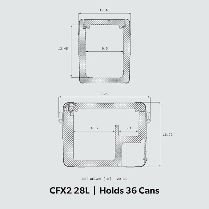 Dometic CFX2 28-Liter Portable Refrigerator and Freezer, Powered by AC/DC - Image 2