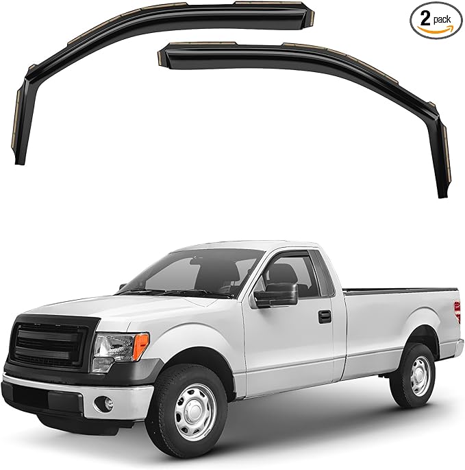 Window Deflectors Smoke Tinted in-Channel Side Window Vent Visor Deflectors by Unknown