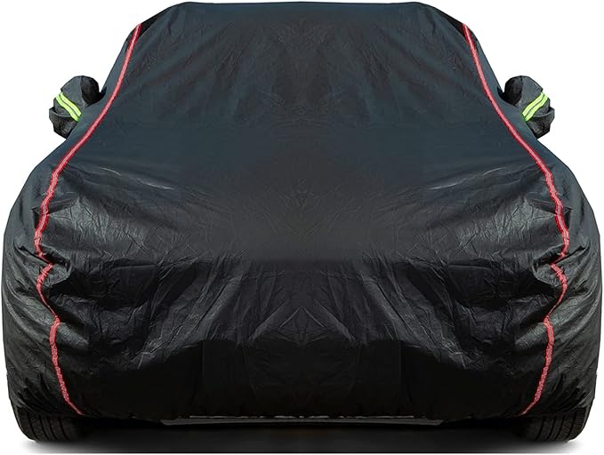 Breathable New Material, Waterproof Car Cover, Locks and Zipper Doors, by QUYDDC