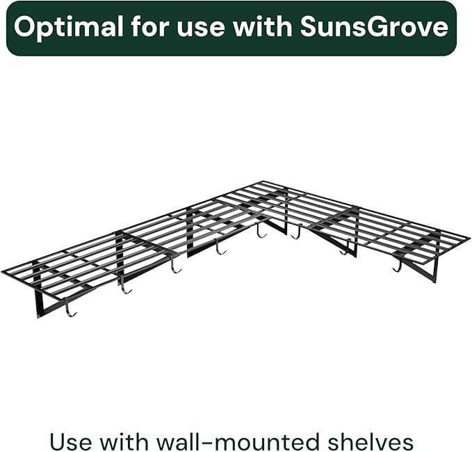 SunsGrove Heavy-Duty 4-Pack Overhead Garage Ceiling Storage Hooks, Add-On - Image 6