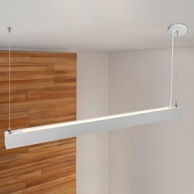 Maxxima 4 ft. LED Linear Light, Up and Down Adjustable Light Output, 3 CCT - Image 5