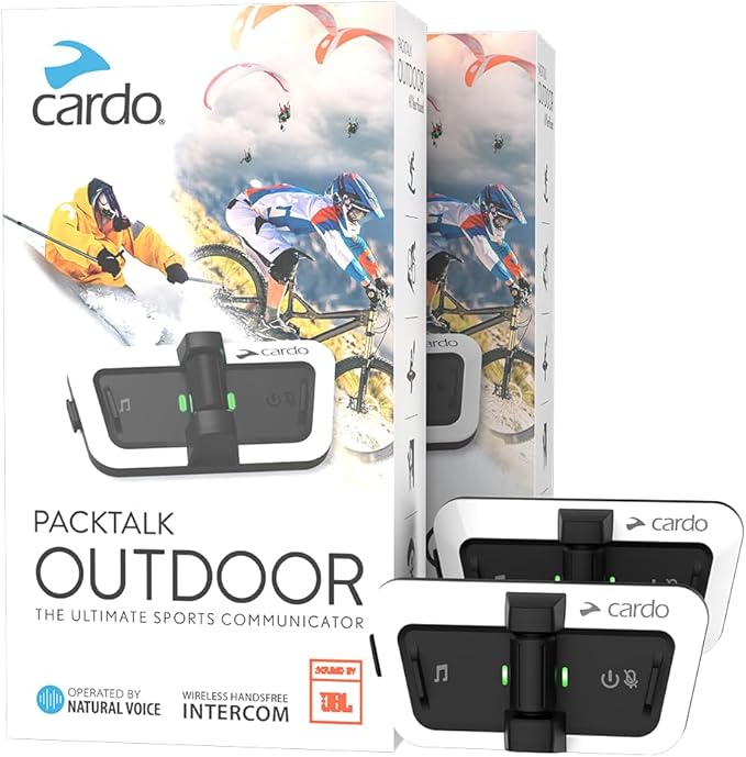 Cardo Packtalk Outdoor Helmet Communication System by CardoSystems