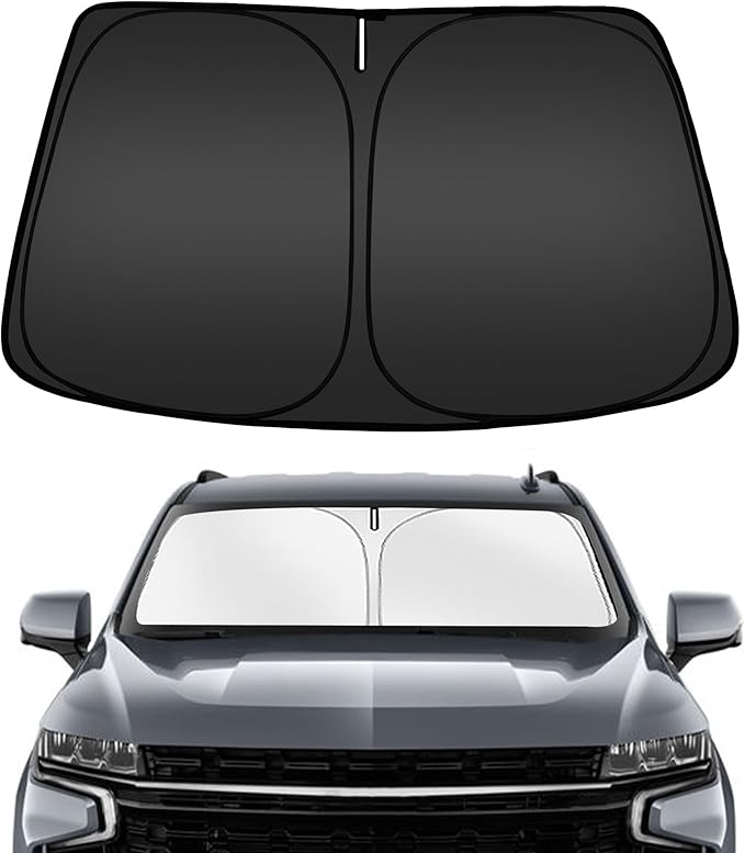 ARISMOTOR Windshield Sun Shade for Ch-evr-olet Chevy Suburban 2021-2024 by ARISMOTOR