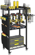 Artibear 4-Tier Rolling Power Tool Organizer Storage Cart, Garage Organization by Artibear