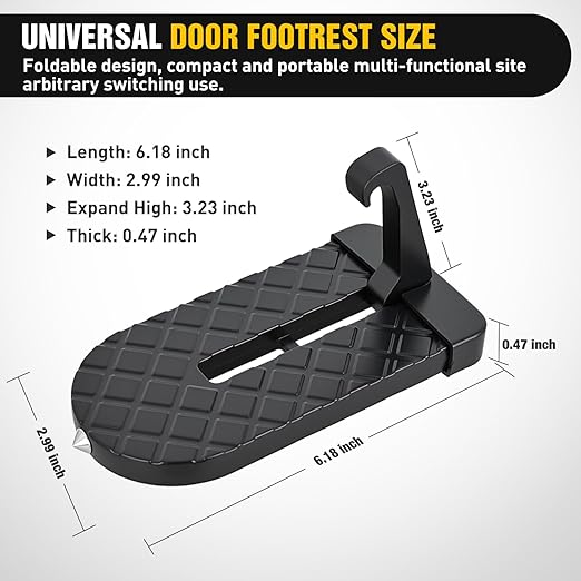 Nilight Car Door Step for Roof Access Universal Car Step Hook for Roof SUV - Image 6