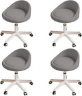 Rolling Stool Set of 4 Rolling Hydraulic Salon Stool by Walktory