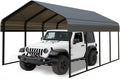 Heavy Duty Metal Carport 20x20 ft Galvanized Steel Carport Shelter by Unknown
