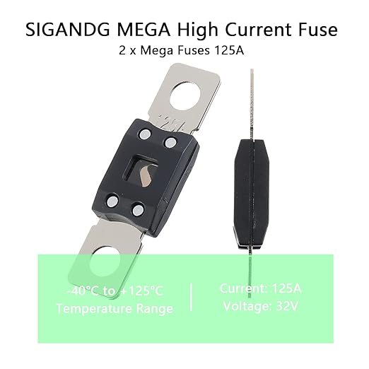 125A MEGA High Current Fuse - 125 Amp Bolt-on Fuse - Image 5