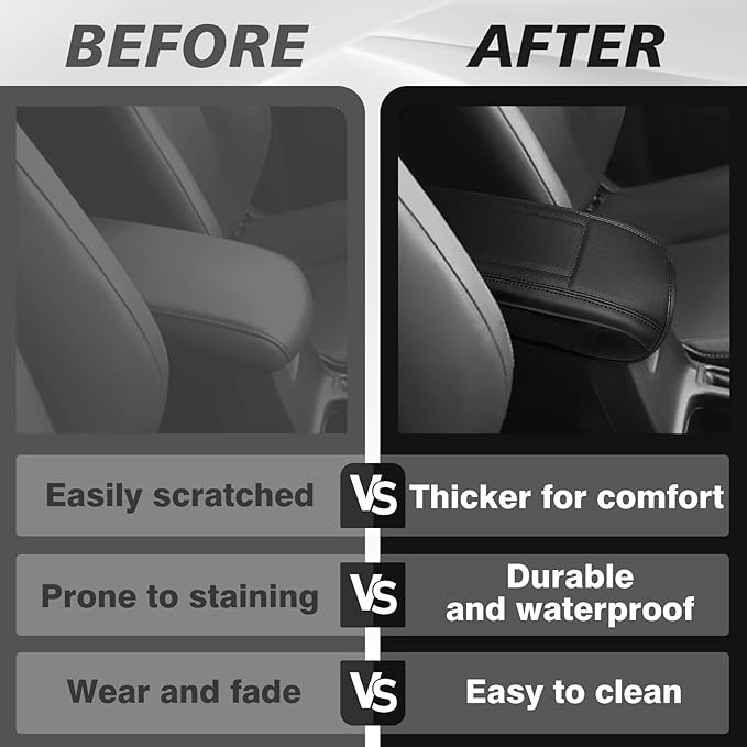 Muslogy Center Console Armrest Cover Compatible - Image 7