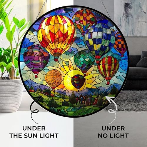 Gothic Dragon Stained Glass Window Hanging, Colorful Gothic Dragon Sun Catchers Glass Panel Blue Suncatcher Decor for Birthday for Women, Men, Wife, Aunt, and Mom 7.8 in - Image 3