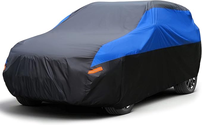 SUV Car Cover Waterproof All Weather, Cover Full Exterior Cover Windproof by XicBoom
