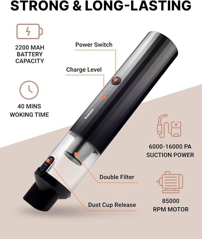 Portable Car Vacuum Cleaner - Image 3