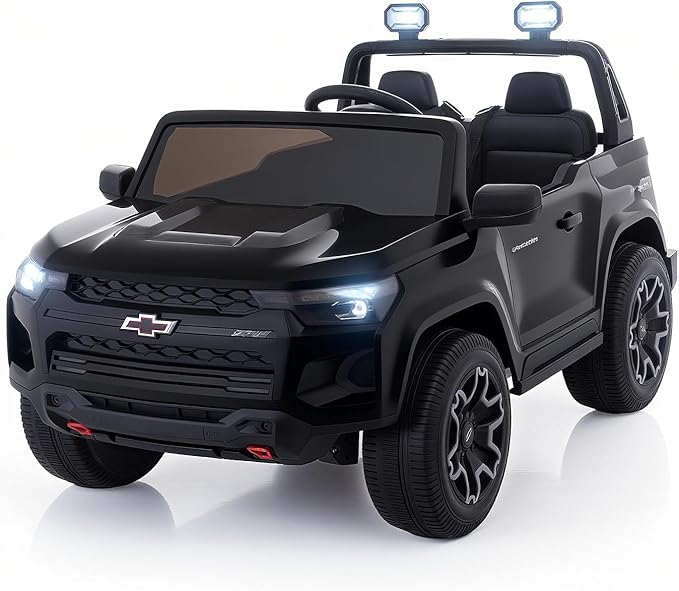 Joywhale 24V Ride on Truck 4WD Kids Electric Vehicle Licensed Chevorlet Ride on by JOYWHALE