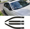 94093 Sunproof Waterproof Side Window Wind Deflector, Window Visor fit by Puermto