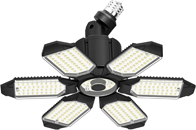 LED Garage Light Super Bright 15000LM LED Shop Lights 6500K Garage Lighting by ABODONG