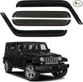 Rain Guard Fit for 2007-2017 Jeep Wrangler Unlimited 4-Door & 2018 Jeep by CHYKORLA