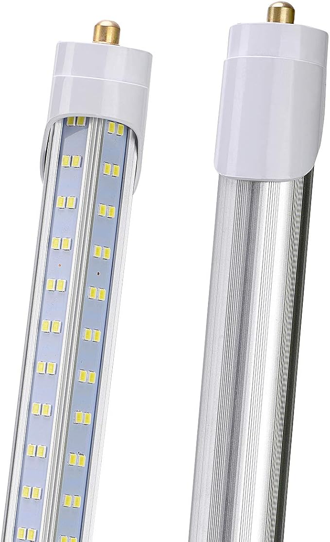 (Pack of 10 8 Foot LED Bulbs, 150W 18800lm 6000K, Super Bright, T8 T10 T12 LED - Image 3