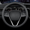 LKWLIKEI Nappa Premium Leather car Steering Wheel Cover, Breathable, Universal by LKWLIKEI