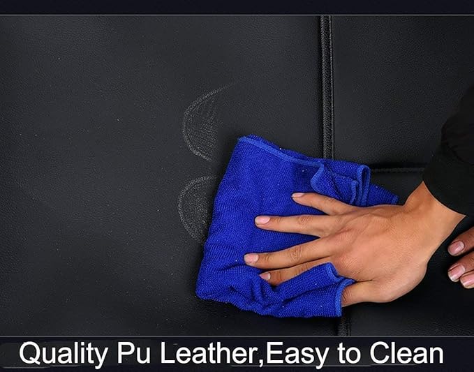 Seat Covers Full Set, Waterproof Leather Seat Covers - Image 4