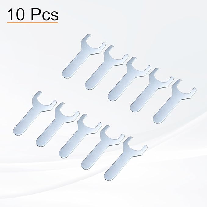 HARFINGTON 10pcs Small Wrench 22x70x2mm Metric U-Shaped Single Open Ended - Image 3