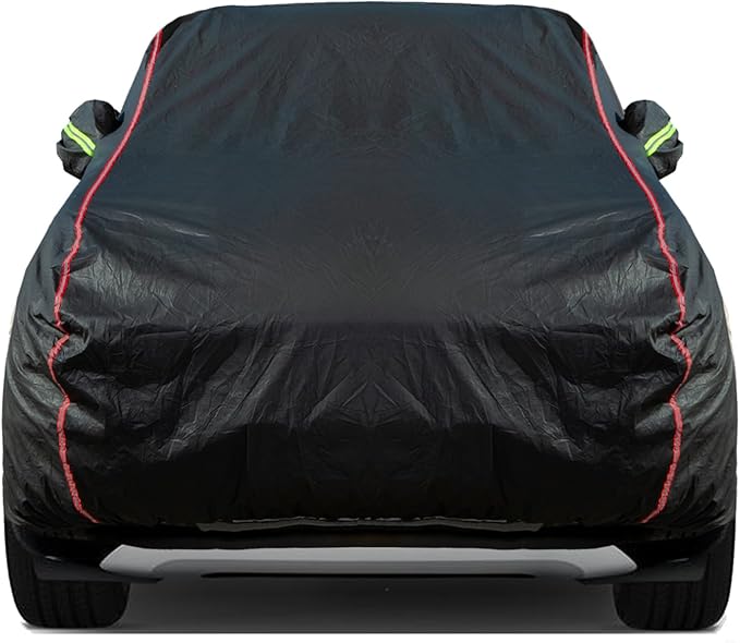 Breathable New Material, Waterproof Car Cover, Locks and Zipper Doors, by QUYDDC