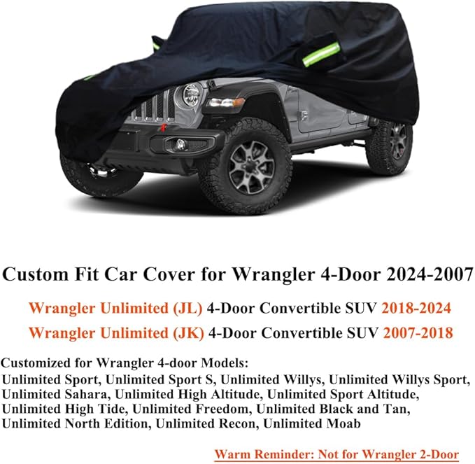 Waterproof All Weather Car Cover Compatible - Image 2