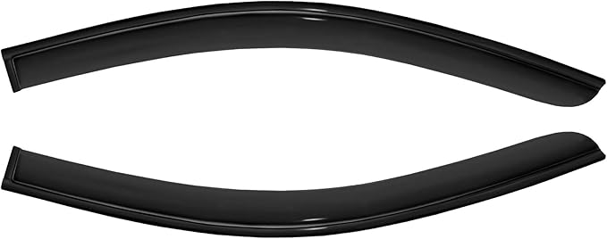2pc 3D Sun Rain Guard Window Visor Wind Deflector Compatible - Image 2
