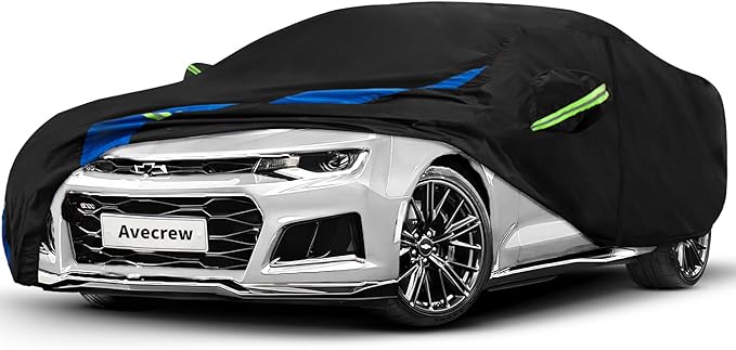 Avecrew Car Cover Custom Fit for Camaro, Waterproof All Weather Full Exterior by Avecrew